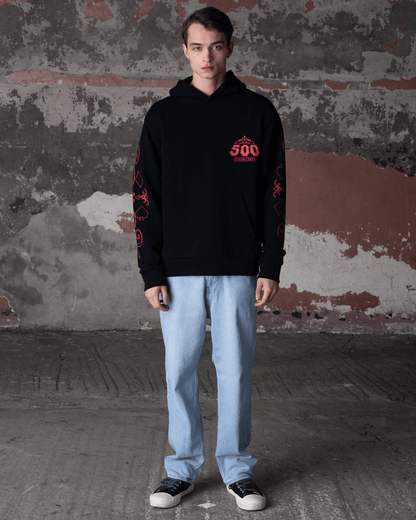 Black Elevated Hoodie